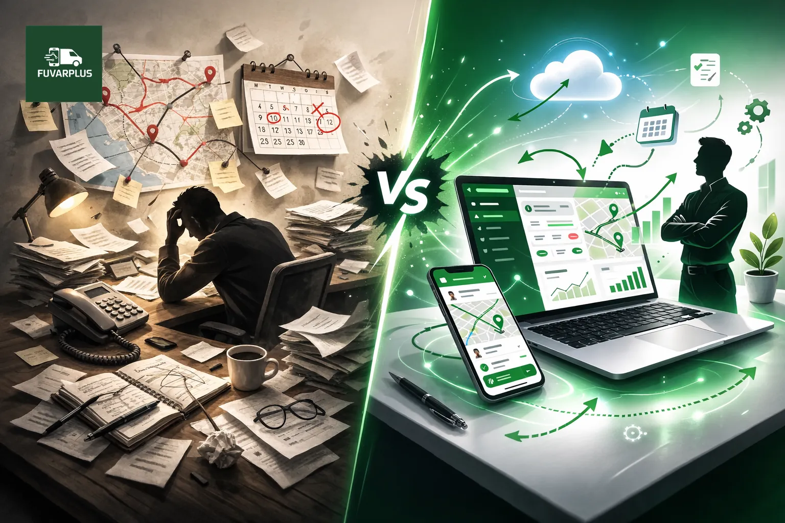 FuvarPlus vs. hagyományos módszerek: Összehasonlítás számokkal